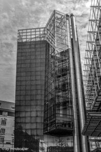 Tower of BIT - Architecture in Black And White in HDR